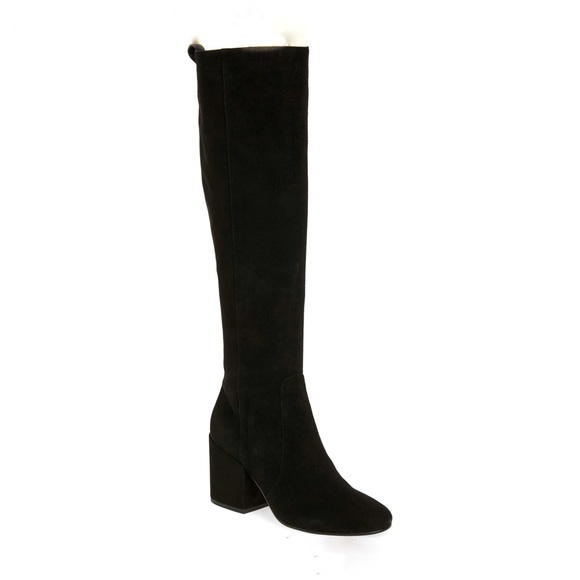 Sam Edelman Shoes - Sam Edelman black suede Thora knee high boots